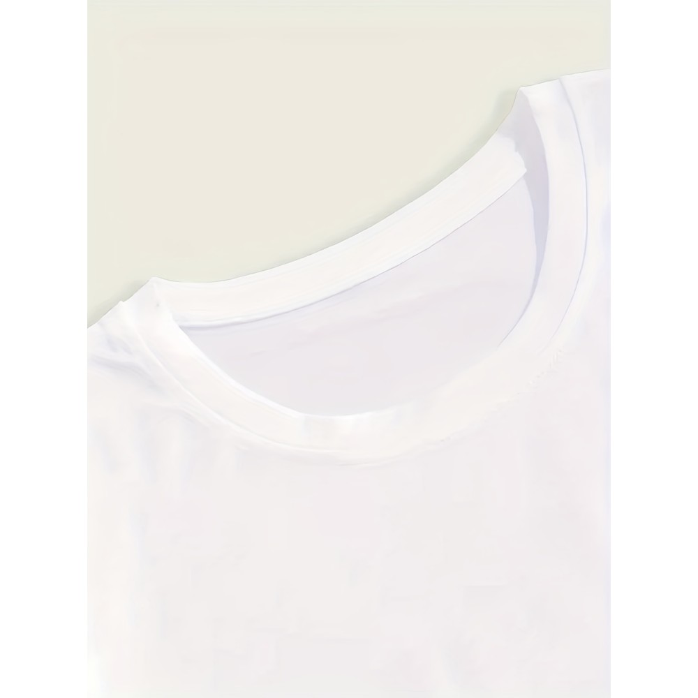 Silly Goose Print, Men's Graphic Design Crew Neck T-shirt, Casual Comfy Tees Tshirts For Summer, Men's Clothing Tops - Image 4
