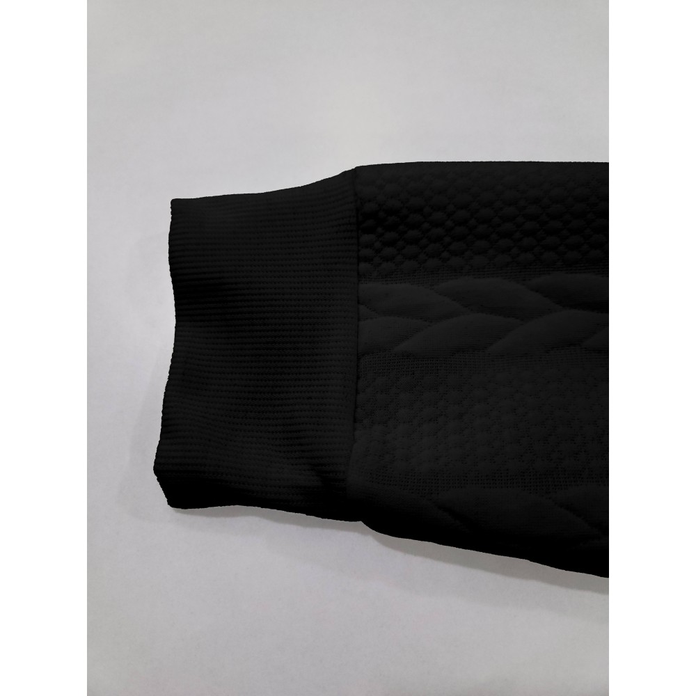 Men's Jacquard Round Neck Sweatshirt, Loose Trendy Pullover, Men's Clothing For Autumn Winter - Image 4