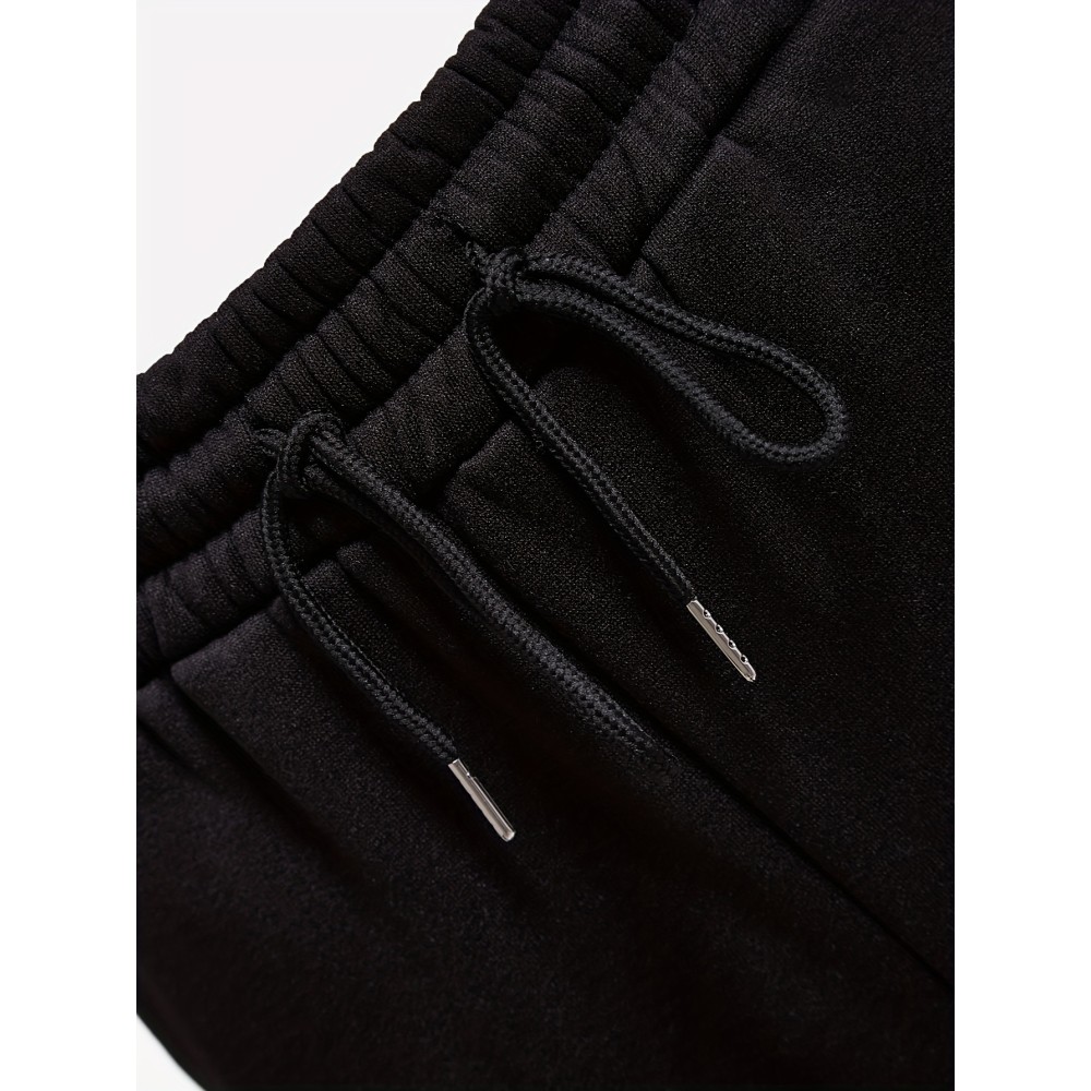 Creative Pattern Print, Men's 2Pcs Outfits, Casual Hoodies Long Sleeve Hooded Sweatshirt And Sweatpants Joggers Set For Spring Fall, Men's Clothing - Image 5