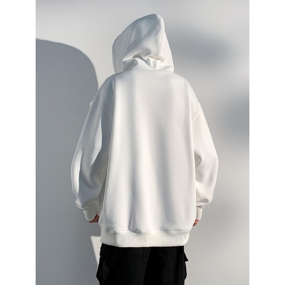 Men's Hooded Jacket Casual Long Sleeve Hoodies With Zipper Gym Sports Hooded Coat For Spring Fall - Image 2