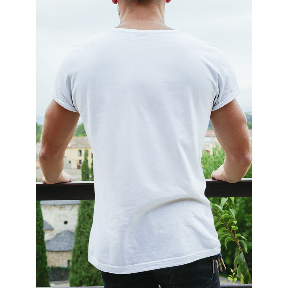 Spade A Print, Men's Graphic Design Crew Neck Active T-shirt, Casual Comfy Tees For Summer, Men's Clothing Tops For Daily Gym Workout Running - Image 4