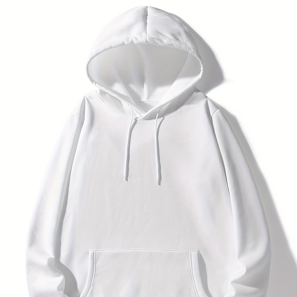 Hoodies For Men, Solid Color Hoodie, Men's Casual Pullover Hooded Sweatshirt With Kangaroo Pocket For Spring Fall, As Gifts - Image 11