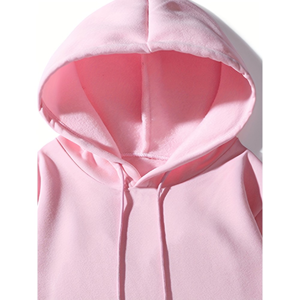 Hoodies For Men, Solid Color Hoodie, Men's Casual Pullover Hooded Sweatshirt With Kangaroo Pocket For Spring Fall, As Gifts - Image 5