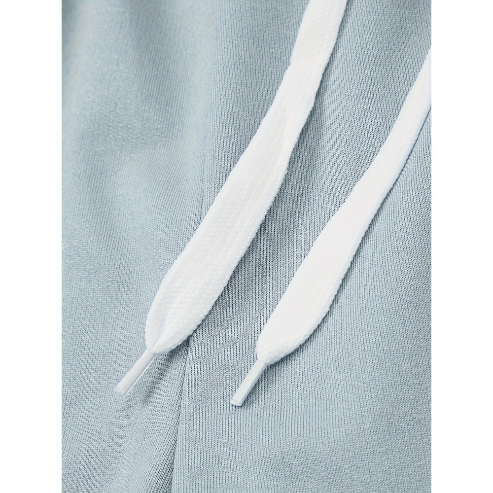 3pcs Classic Design Casual Cotton Slightly Stretch Drawstring Shorts, Men's Shorts For Summer - Image 4