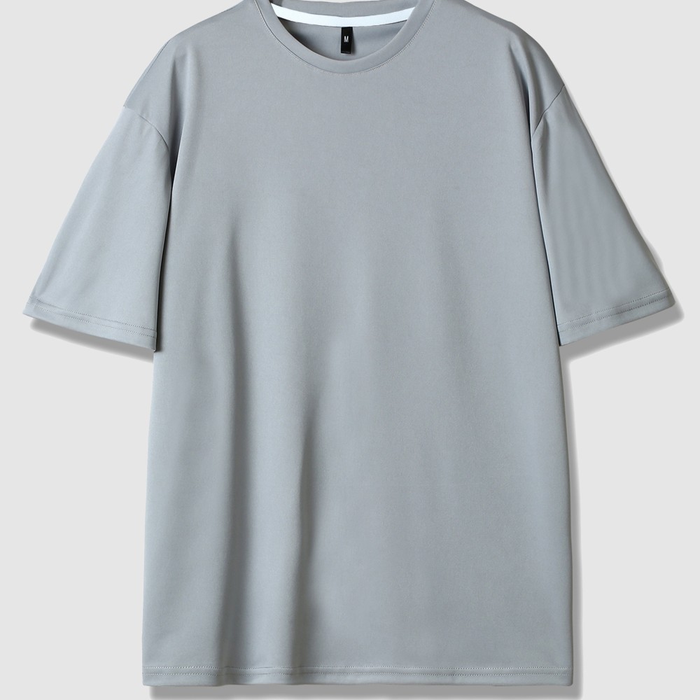 Men's Breathable Moisture-wicking Short Sleeve T-shirt For Spring And Summer - Image 9