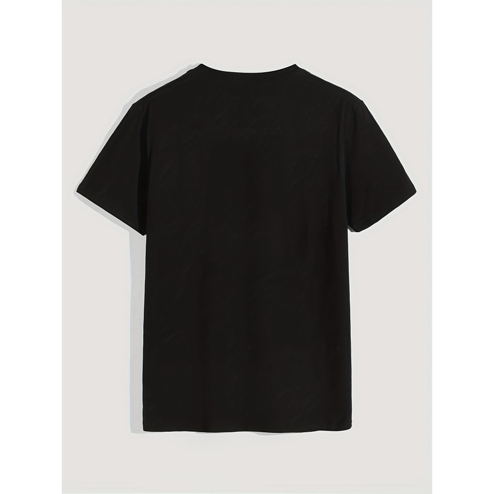 JESUS CALLING Creative Pattern Men's T-shirt For Summer Outdoor, Men's Trendy Crew Neck Tops - Image 2