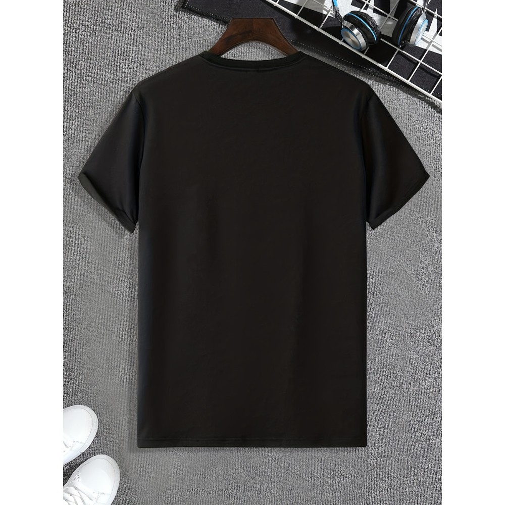Tees For Men, Funny 'Love My Job' Print T Shirt, Casual Short Sleeve Tshirt For Summer Spring Fall, Tops As Gifts - Image 3